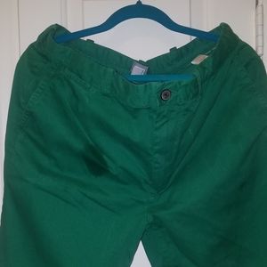 Green JCP shorts